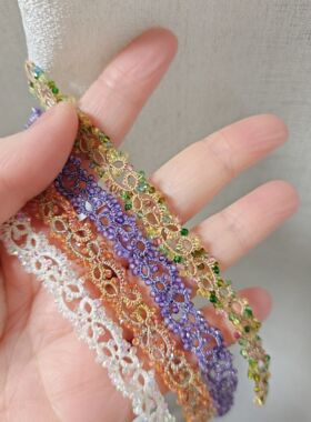 复刻Molly同款手工梭编手链蕾丝梭编简约手链xhs