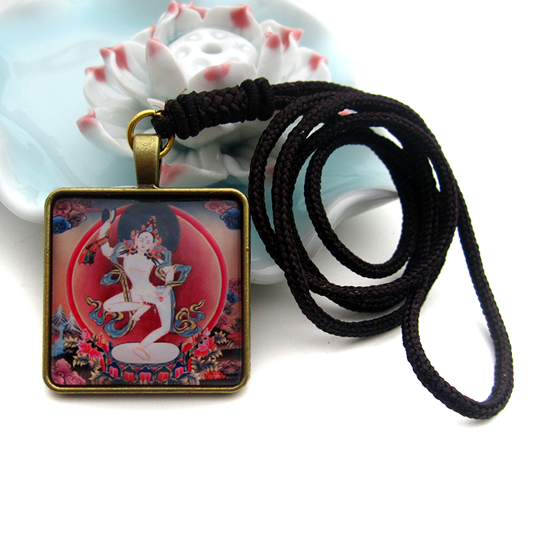 YC3029精品玛吉拉准古青铜合金唐卡佛牌吊坠藏地法会结缘挂坠定制