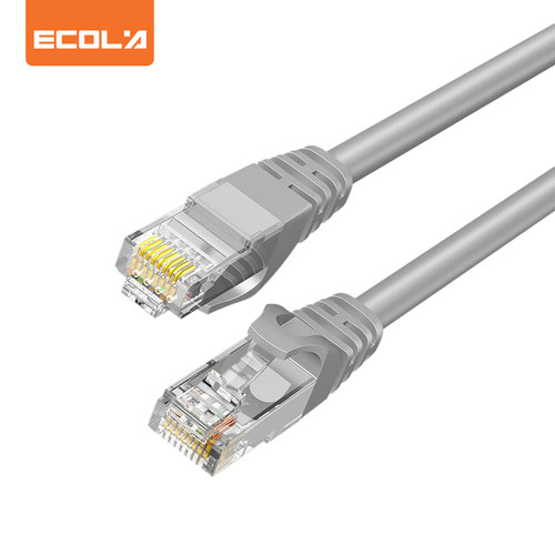 宜客莱（ECOLA）CB605 超六类网线 万兆 非屏蔽 八芯 无氧铜 5米