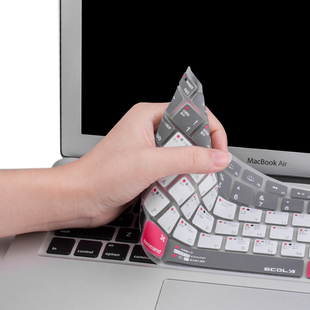 宜客莱 macbook键盘膜11.6MacBook12air13.3pro15.4透明PSAI快捷键 ECOLA