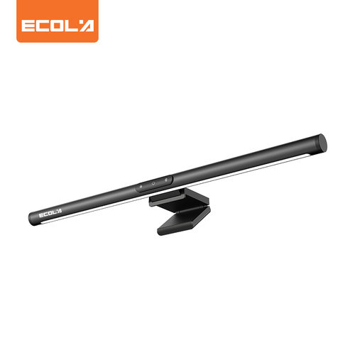宜客莱（ECOLA）LP01BK 黑色 LED屏幕护眼灯 五档色温6000K/无级调节亮度/触控+遥控
