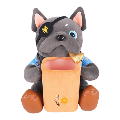 创意车载纸巾盒可爱垃圾桶二合一