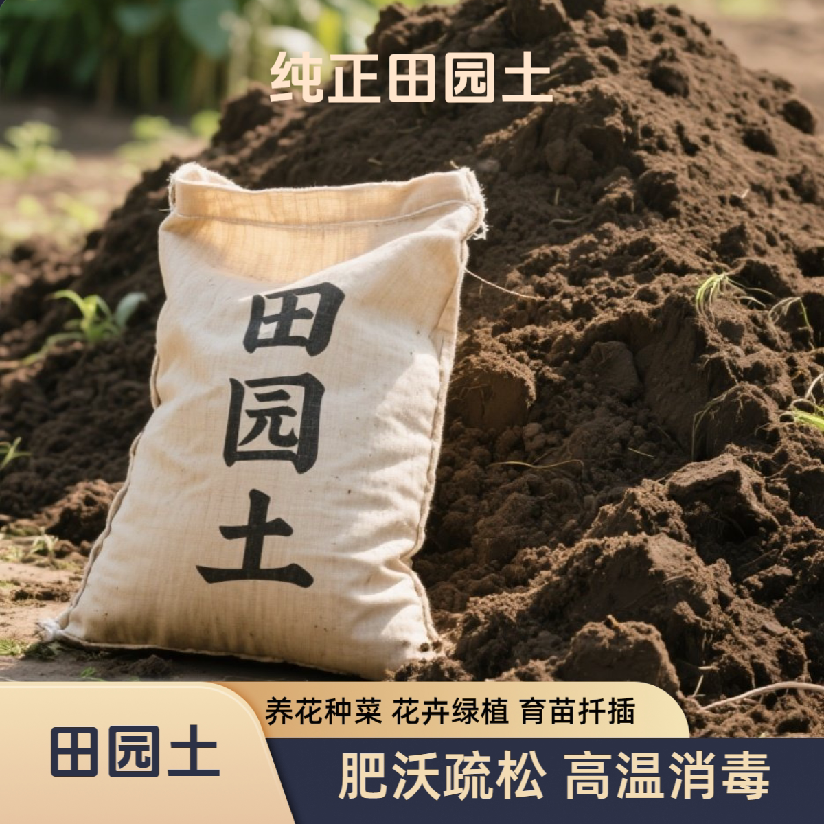 纯正田园种植土性价比大规模使用