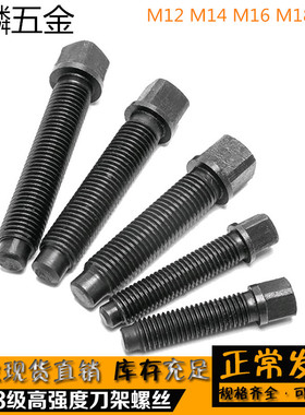 8.8级刀台丝 刀架螺丝 方头紧定四方头顶丝M12M14M16M18M20