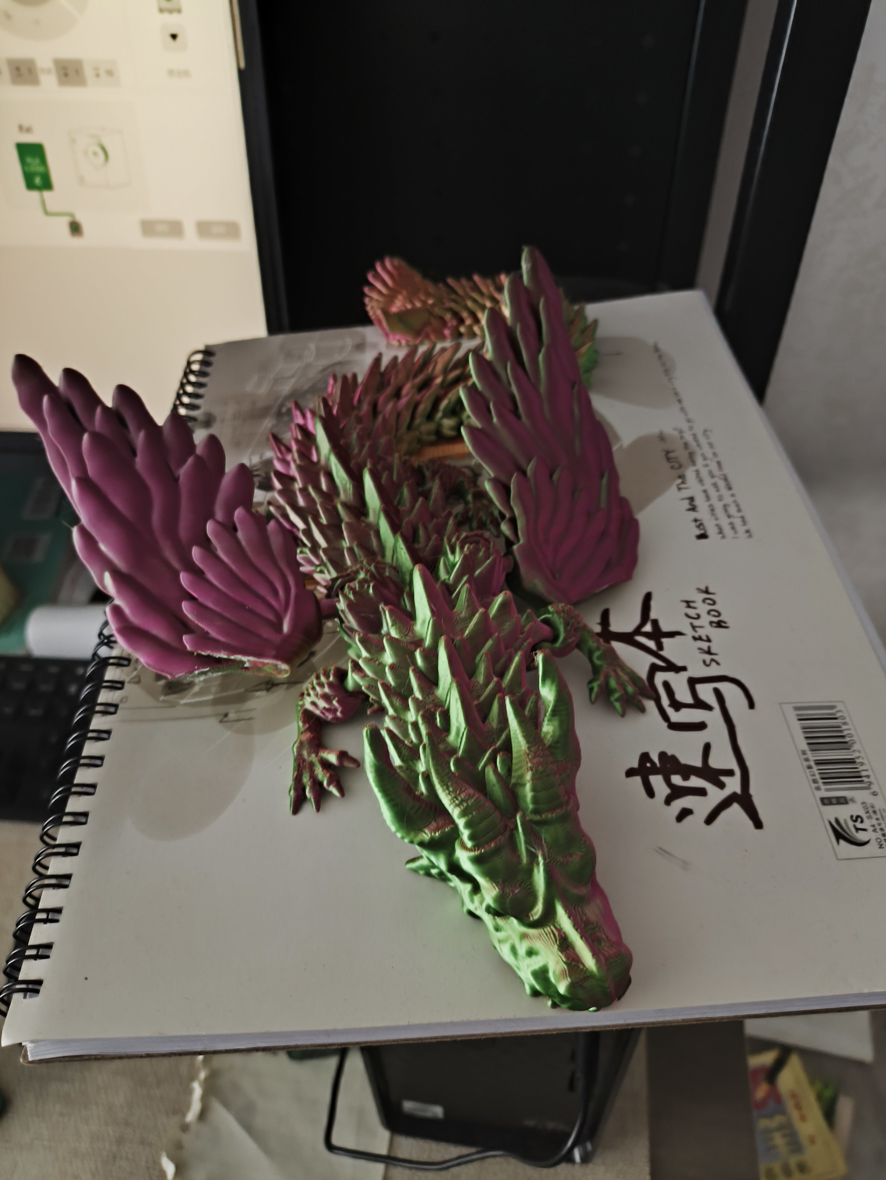3d打印代加工，可灵活转动应龙