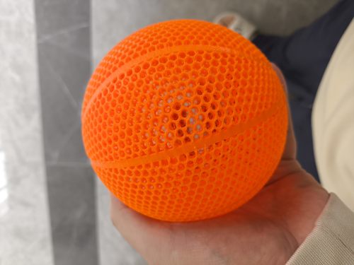 3d打印，peba高弹力小篮球