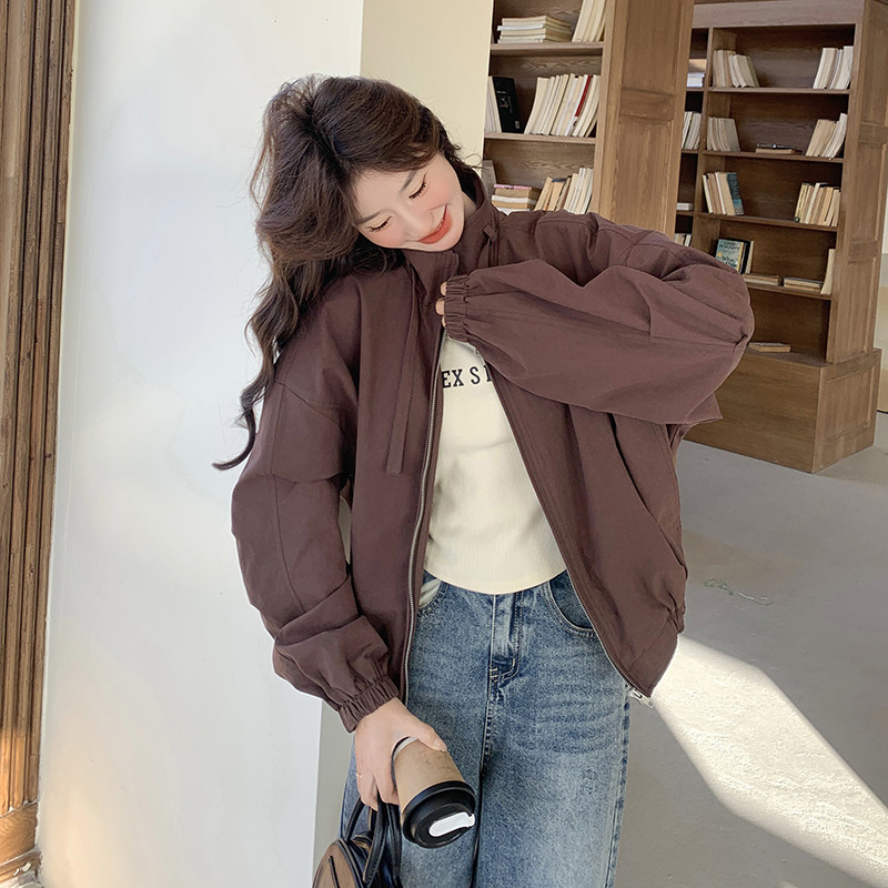 秋款复古咖不挑人减龄显白外套8802-P145-K208,女装短外套,2C207
