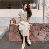 现货退货低波点马甲套装X30-批145-控218，女装套装/套裙，2C207