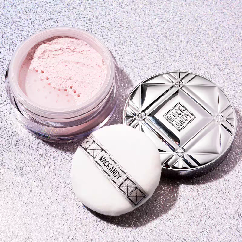 玛可安迪凝脂轻盈沁心透散粉保湿防水控油提亮遮瑕定妆粉蜜粉美妆