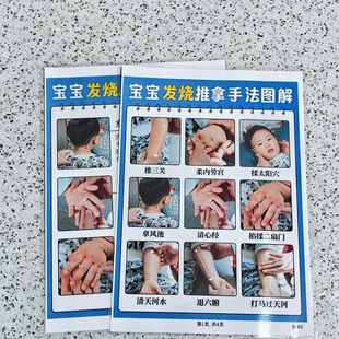宝宝发烧推拿手法图解 12个宝宝推拿常用手法宝妈宝爸记事板