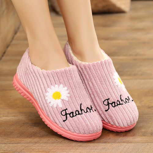 平底保暖流行休闲布面