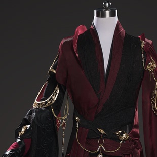 【优派瑞】剑网三 剑3 灵源 纯阳 灵源道长(红黑) cos服 征集