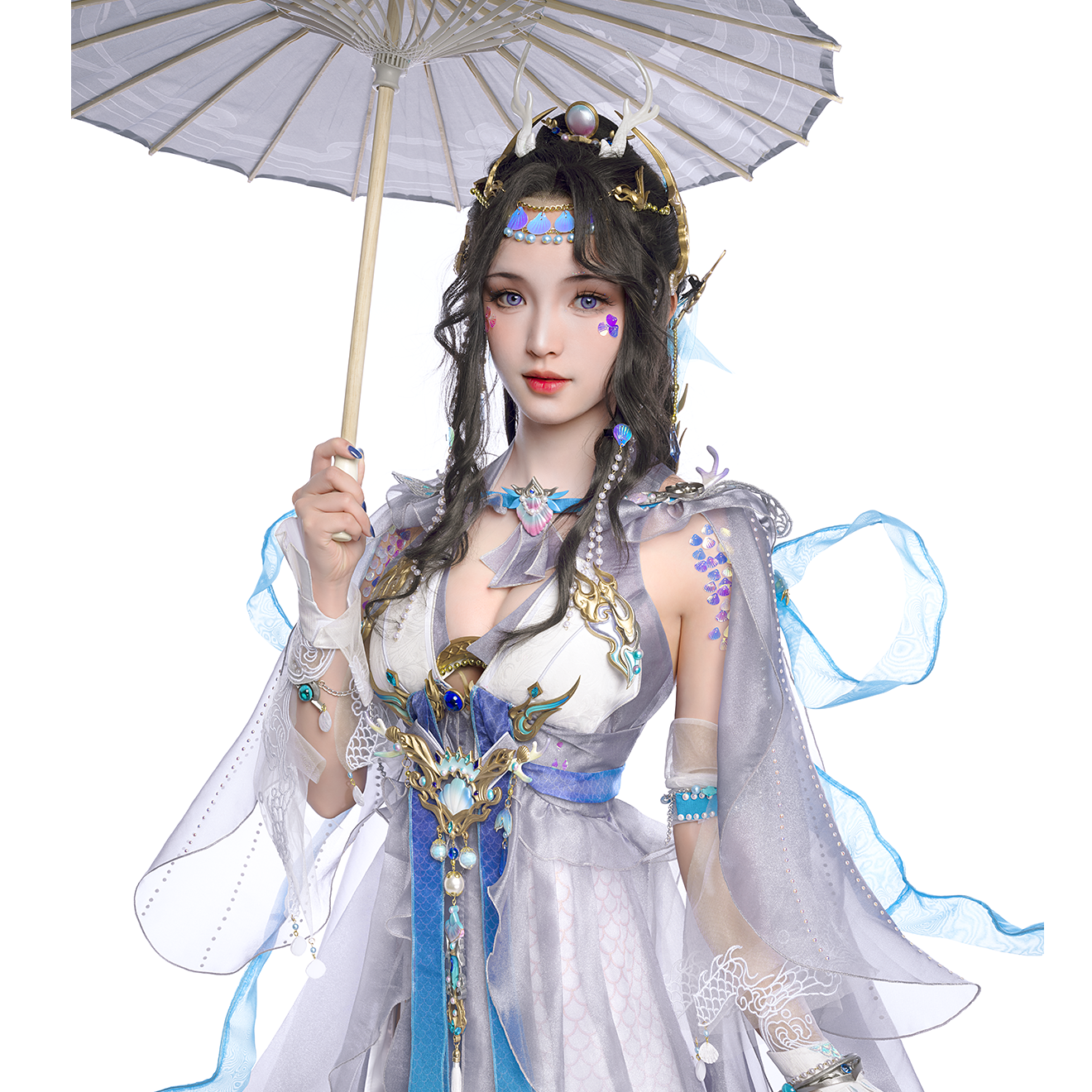 【优派瑞】剑网三 剑3 承霁套 蓬莱 成女 承霁伞娘cos服装 征集
