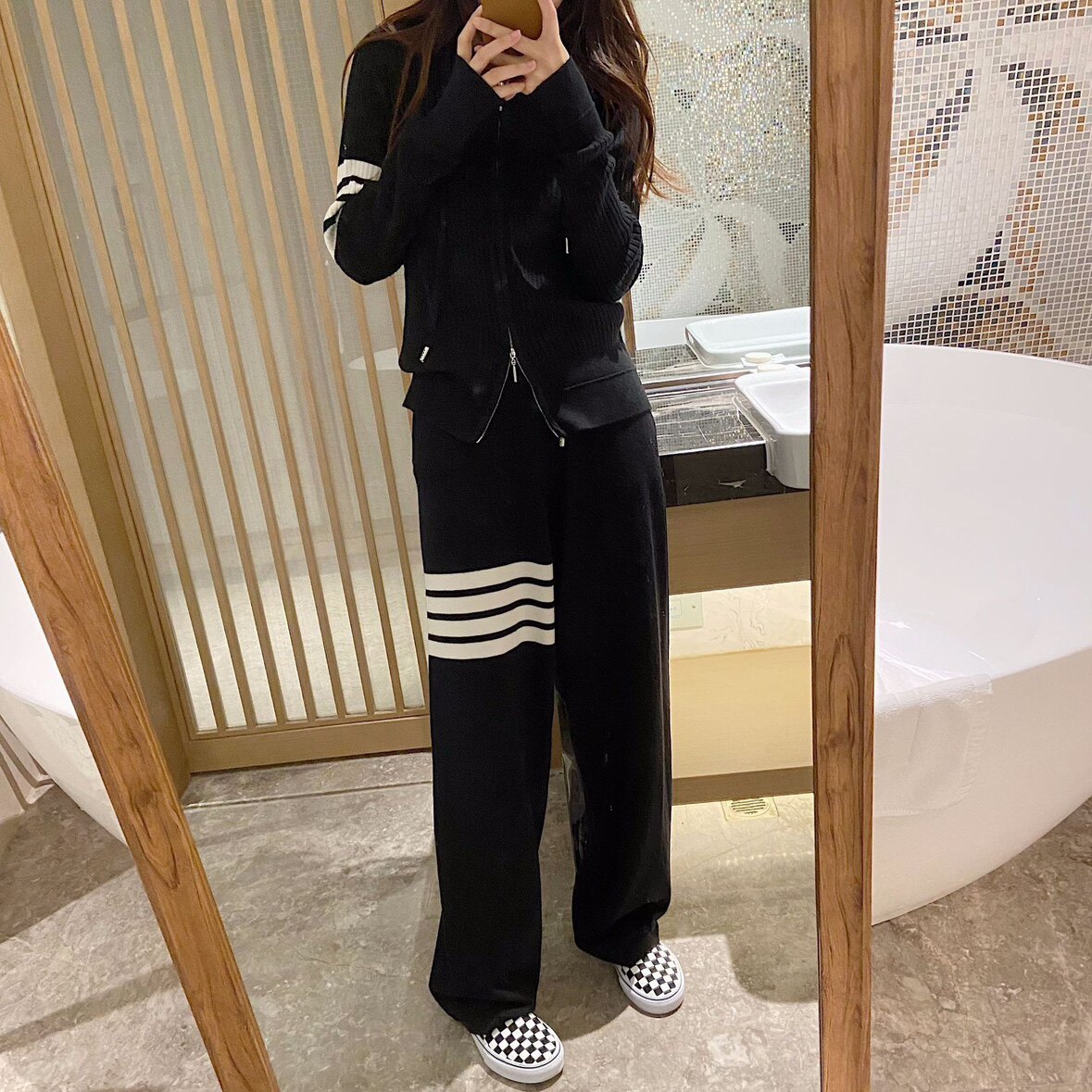 tb休闲阔腿裤长裤卫裤直筒裤图片