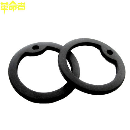 狗牌身份牌项链配件黑色消音圈姓名牌保护套金属牌吊坠牌硅胶圈