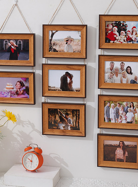 创意组合相框6 7寸照片diy装裱框多宫格两联三四连照片墙画框挂墙