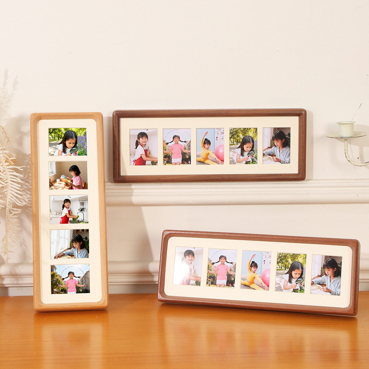 实木相框拍立得3寸照片框两联三连五宫格组合框榫卯相框摆台画框,家居饰品,相框/画框,淘宝优惠券,粉丝福利购,淘宝优惠卷