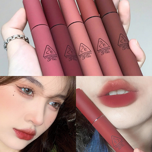 3ce三熹玉丝绒唇釉哑光SPEAK 特价 UP红梨色TAUPE砖红色 保税