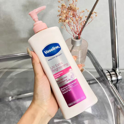 【百亿】凡士林粉色烟酰胺身体乳400ml单瓶装