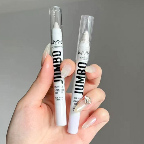 【保税区】新款NYX逆色多合一眼影棒高光笔卧蚕笔璀璨银珠光白
