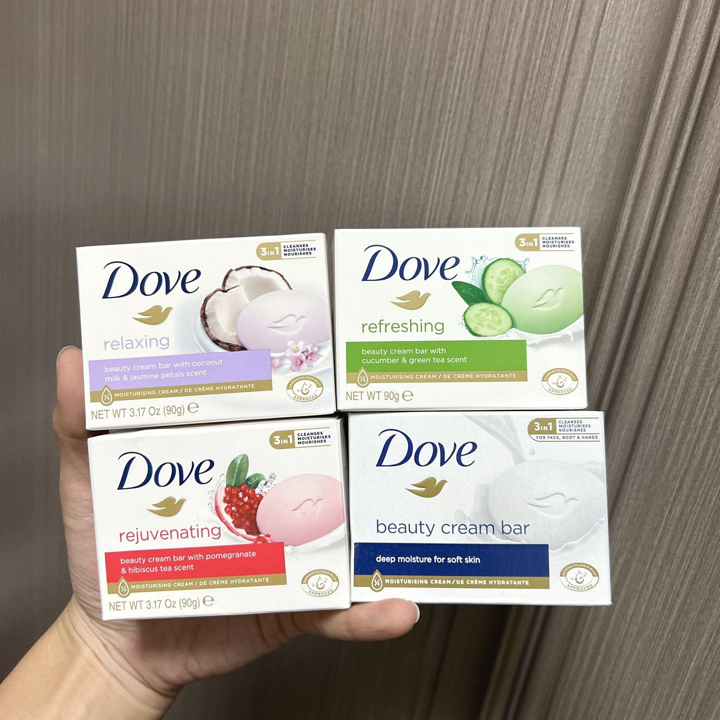 【保税区】Dove多芬香皂洗脸洗澡沐浴皂乳温和清洁全身持久留香
