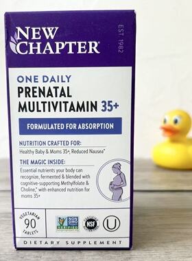 New Chapter新章Prenatal35岁以上孕妇孕期综合复合维生素35+叶酸