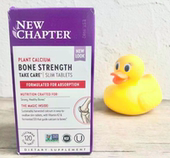 新章NewChapter海藻钙植物钙Bone孕中老年男性女性成年SLIM长条形