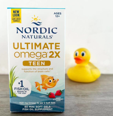 美国nordic青少年岁omega鱼油