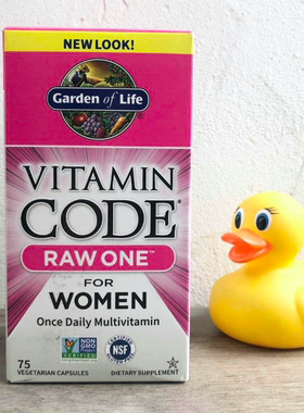 Garden生命of花园Life女性Code综合women复合维生素once胶囊daily