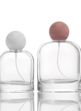 宇兮YUXI 玻璃瓶香水瓶 50ml100ml椭圆厚底15卡口按压喷雾空瓶