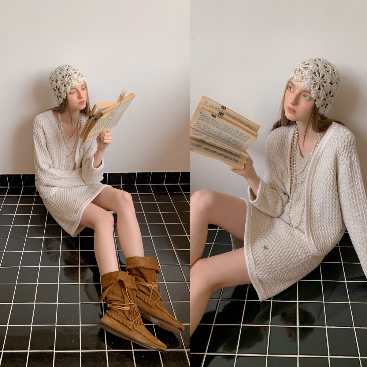 TZCO25秋「金奶油套装」康赛妮羊毛羊绒原创老钱长期实用主义针织