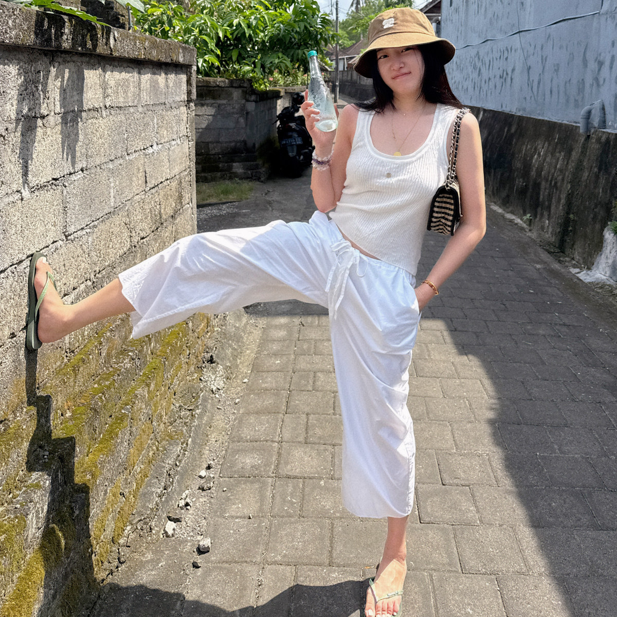 TZCO 25夏「菱格背心」康赛妮48支棉羊绒裸感透气超绝百搭背心