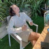 TZCO 24冬「糯雪套装 」康宝莱超细羊驼拉毛时髦polo针织上衣短裙