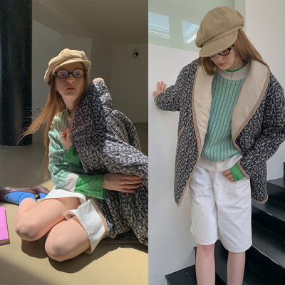 TZCO 25FW 「花豹棉服」原创夹棉拼布过冬厚棉衣外套