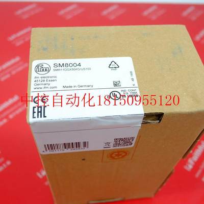 议价IFM SM8004 易福门全新流量传感器 SMR11GGX50KG/US100现货