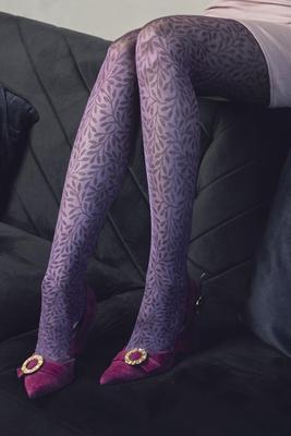 提花时尚欧美春秋性感连裤袜