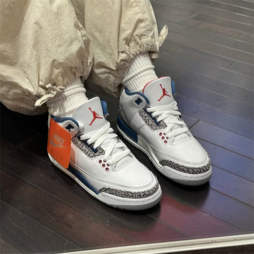 NIKE/耐克 男鞋AJ3舒适缓震中帮复古百搭运动篮球鞋 IF4396-104