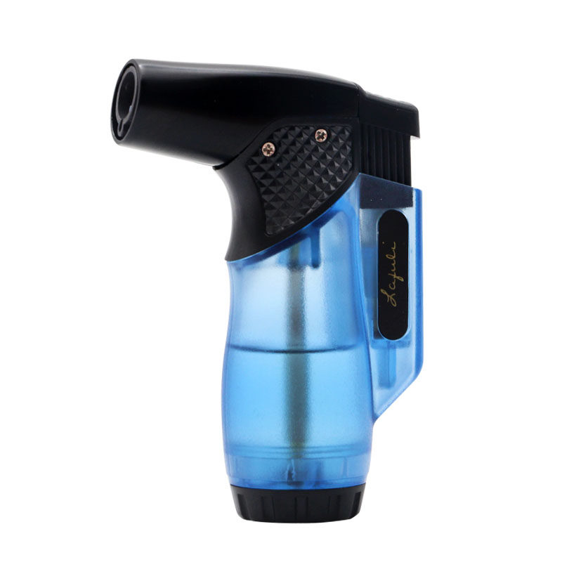 thumbnail for Free Shipping Lafuli Cigar Lighter Portable Large-Capacity Cigar and Moxa Torch Direct Flame Refillable Torch