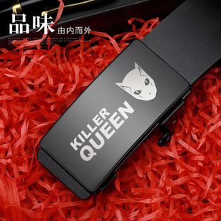 JOJO的奇妙冒险腰带动漫周边日韩男裤腰带JOJO2乔鲁诺乔巴纳牛皮