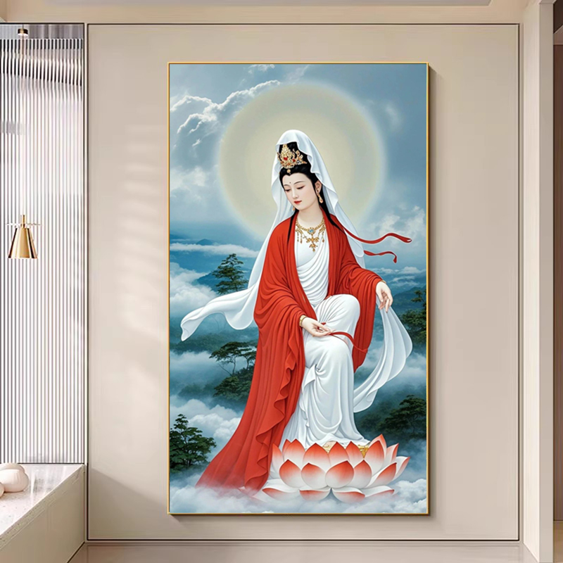 观音菩萨十字绣2025新款线绣