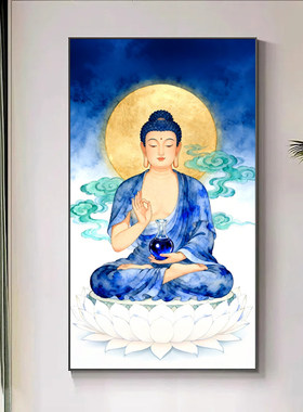 药师佛十字绣2026新款线绣药师琉璃光如来佛客厅家用画像钻石画