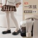 袜女孩宝宝中大童外穿白色 加绒加厚儿童踩脚连裤 女童打底裤 秋冬季