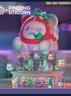 寻找独角兽 ShinWoo爱与实验系列盲盒 搞怪幽灵公仔潮玩手办