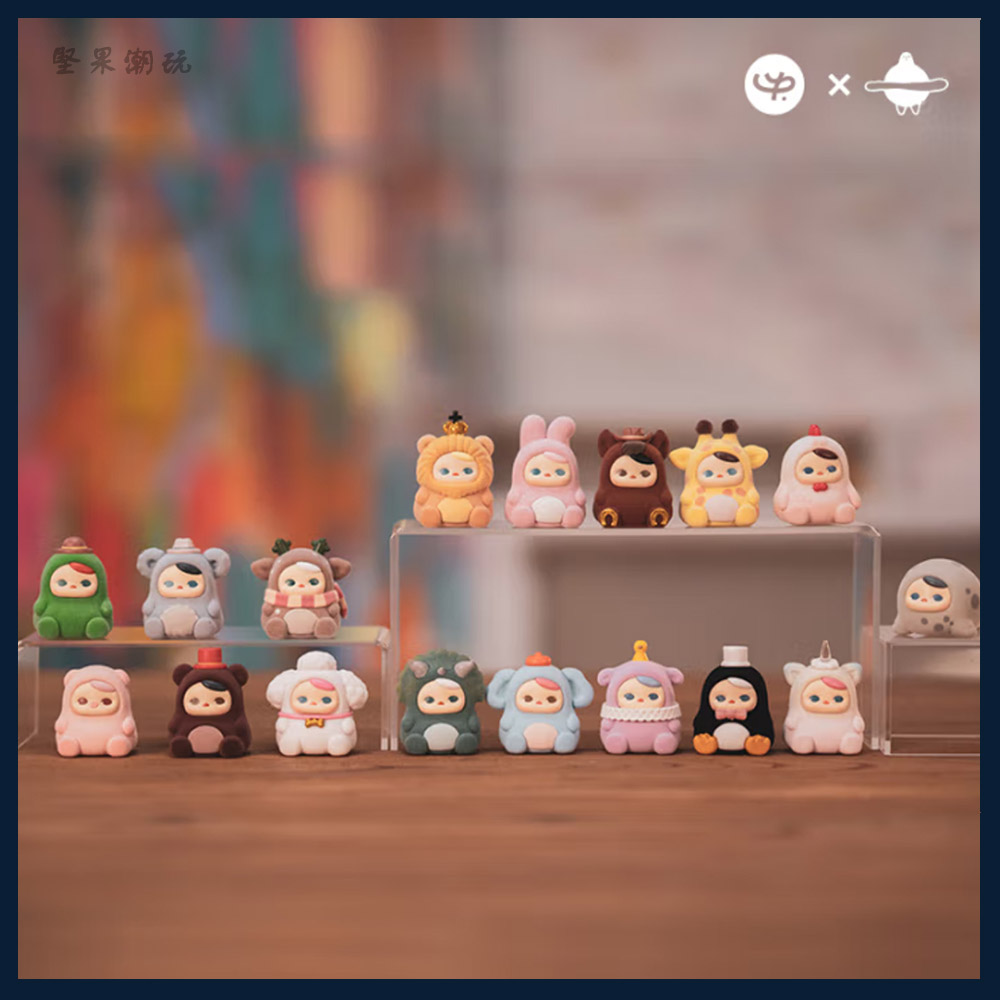 泡泡玛特PUCKY动物豆子系列盲盒