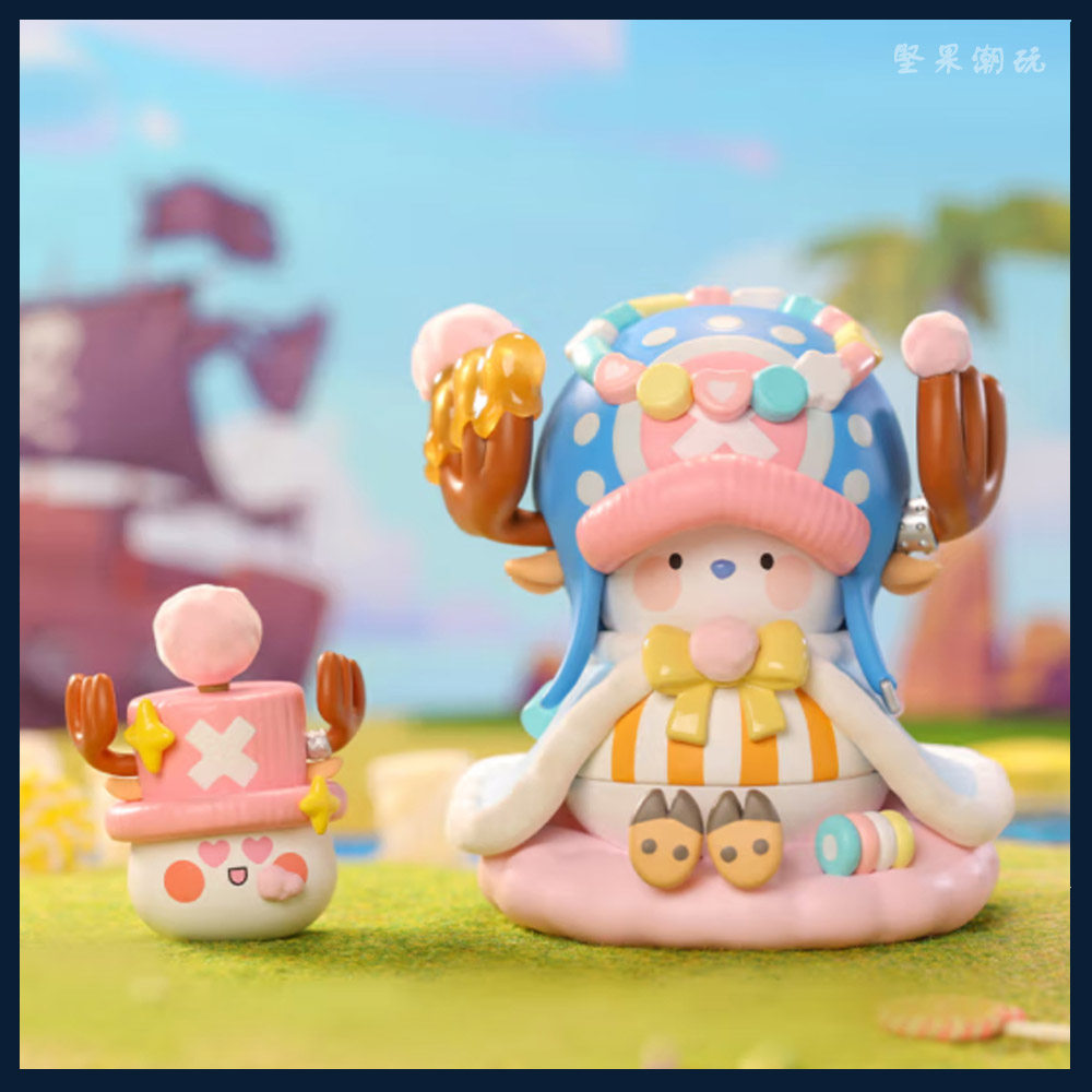 POP MART泡泡玛特 BOBO&COCO×ONE PIECE绵绵世界 乔巴联名手办