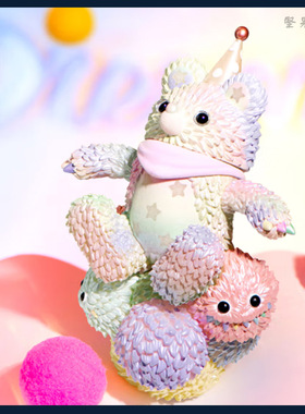 POP MART泡泡玛特 INSTINCTOY慕奇盛大庆祝大号手办潮玩 艺术摆件