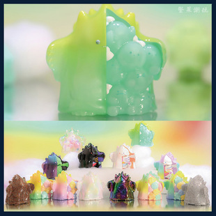 新品 POPMART泡泡玛特 YUKI进化论系列盲盒 设计公仔夜光潮流礼物