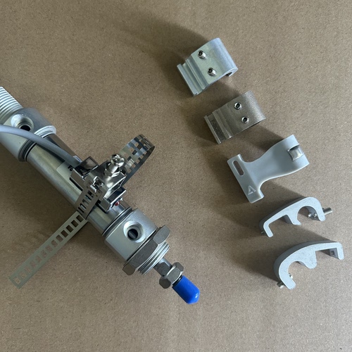 气缸SC磁性开关安装固定支架F-SC3240506380100125160250SH卡扣箍