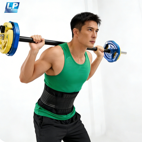 LP919KM护腰带运动跑步健身训练举重深蹲男女士久站坐腰椎保护带