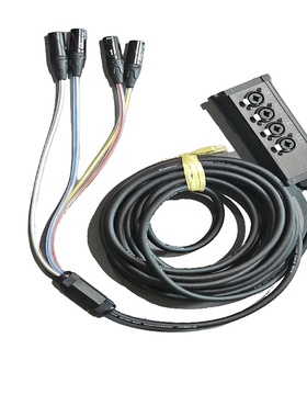 舞台音响延长线灯光信号控制线插排512卡龙6.5话筒线调音台连接